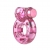 Розовое эрекционное виброкольцо Pink Bear - Baile - в Ярославле купить с доставкой