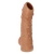 Телесная насадка с пупырышками и открытой головкой Nude Sleeve M - 12 см. - KOKOS - в Ярославле купить с доставкой