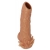Телесная насадка с усиками и открытой головкой Nude Sleeve L - 14 см. - KOKOS - в Ярославле купить с доставкой