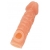 Телесная закрытая насадка с шершавой головкой Cock Sleeve Size M - 15,6 см. - KOKOS - в Ярославле купить с доставкой
