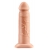 Телесный реалистичный фаллоимитатор с полостью Silicone Hollow Extension - 20 см. - Pipedream - купить с доставкой в Ярославле