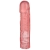Розовая фаллическая насадка Vac-U-Lock 8  Crystal Jellies Dong - 20,3 см. - Doc Johnson - купить с доставкой в Ярославле