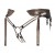 Бронзовый пояс для насадок Desirous Harness - Strap-on-me - купить с доставкой в Ярославле