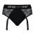Черные трусики для насадок Diva Lingerie Harness - size S - Strap-on-me - купить с доставкой в Ярославле