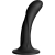 Черная изогнутая насадка Vac-U-Lock G-Spot - 16,5 см. - Doc Johnson - купить с доставкой в Ярославле