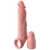 Телесная насадка-удлинитель 2 Inch Silicone X-tension with Strap - 20,3 см. - Pipedream - в Ярославле купить с доставкой