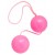 Розовые вагинальные шарики BI-BALLS - Toyfa Basic