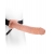 Фаллопротез телесного цвета Hollow Strap-On - 29 см. - Pipedream - купить с доставкой в Ярославле