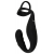 Черное эрекционное кольцо со стимуляцией промежности и анальной пробкой Cock Ring with RC Prostate Plug - Orion - в Ярославле купить с доставкой