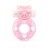 Розовое эрекционное виброкольцо в форме мишки - 1137 - в Ярославле купить с доставкой