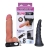 Страпон с 2 насадками и вибрацией UniStrap - 20 и 18 см. - LOVETOY (А-Полимер) - купить с доставкой в Ярославле