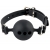 Силиконовый кляп-шар с отверстиями для дыхания Silicone Breathable Ball Gag Small - Pipedream - купить с доставкой в Ярославле