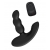 Черный силиконовый стимулятор простаты Levett Nitoc с пультом ДУ - Levett - в Ярославле купить с доставкой