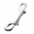 Серебристый двухсторонний карабин TOYFA Metal - ToyFa - купить с доставкой в Ярославле