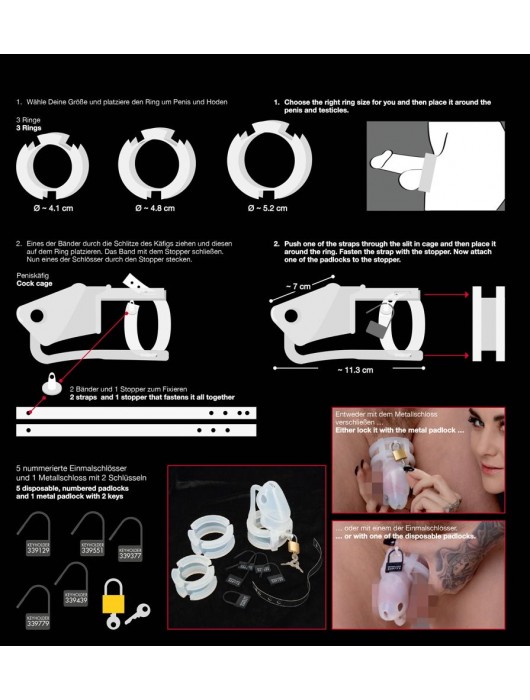 Набор для мужского пояса верности Cock Cage Set - Orion - купить с доставкой в Ярославле