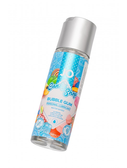 Смазка на водной основе Candy Shop Bubblegum с ароматом жвачки - 60 мл. - System JO - купить с доставкой в Ярославле