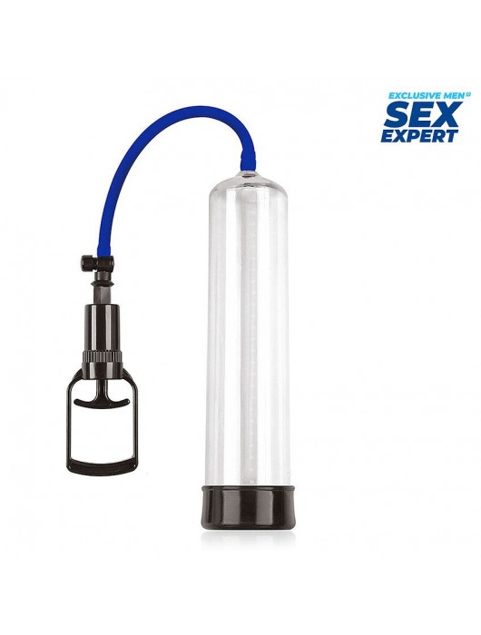 Прозрачная вакуумная помпа Sex Expert со шкалой - Sex Expert - в Ярославле купить с доставкой