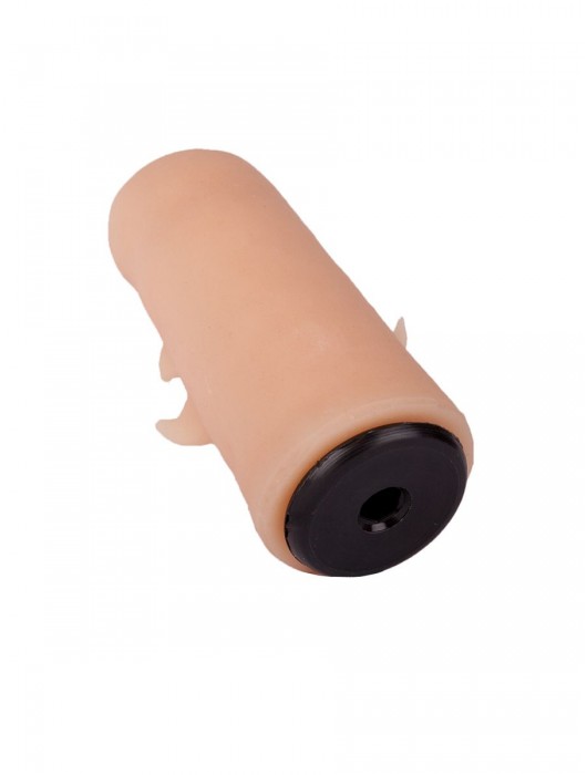 Черный пояс-трусики с двумя насадками  Экзотик-Sara  - 16,5 и 11 см. - LOVETOY (А-Полимер) - купить с доставкой в Ярославле