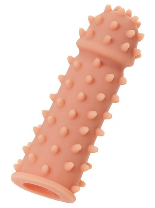 Телесная реалистичная насадка KOKOS Extreme Sleeve 03 с дополнительной стимуляцией - 12,7 см. - KOKOS - в Ярославле купить с доставкой