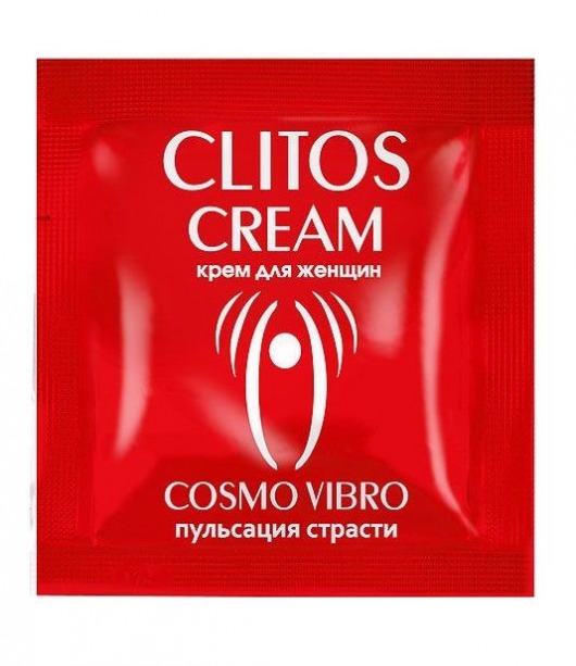 Пробник возбуждающего крема для женщин Clitos Cream - 1,5 гр. - Биоритм - купить с доставкой в Ярославле