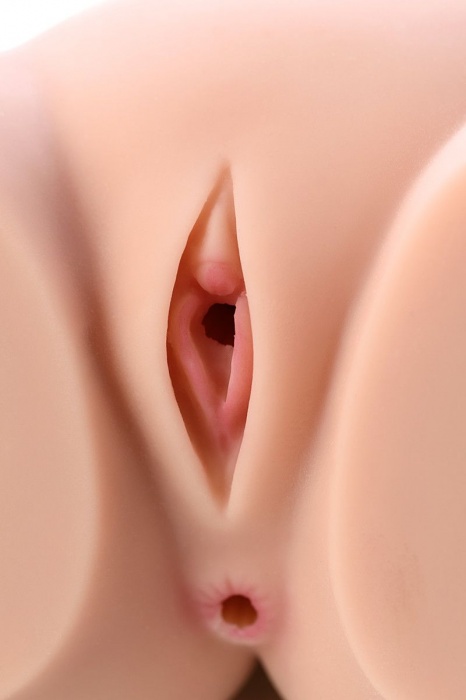 Мастурбатор-полуторс Cherry с вибрацией и двумя любовными тоннелями - KOKOS - в Ярославле купить с доставкой