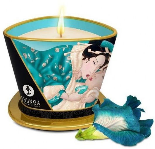 Массажная свеча Island Blossoms - 170 мл. - Shunga - купить с доставкой в Ярославле
