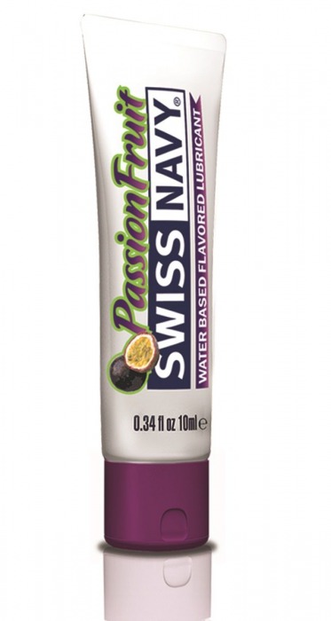 Лубрикант Swiss Navy Passion Fruit Lube с ароматом маракуйи - 10 мл. - Swiss navy - купить с доставкой в Ярославле
