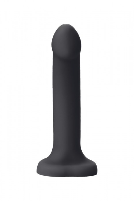 Черный фаллос с имитацией эякуляции Silicon Cum Dildo L - 19,6 см. - Strap-on-me - купить с доставкой в Ярославле