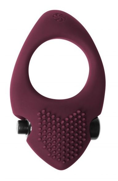 Бордовое эрекционное виброкольцо Pure Passion Sunset - Lola Games - в Ярославле купить с доставкой