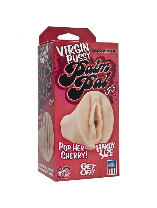 Мастурбатор-вагина Virgin Pussy ULTRASKYN Palm Pal - Doc Johnson - в Ярославле купить с доставкой
