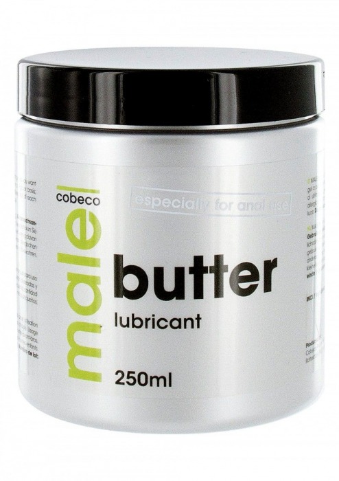Анальный лубрикант MALE Cobeco Butter Lubricant - 250 мл. - Cobeco - купить с доставкой в Ярославле