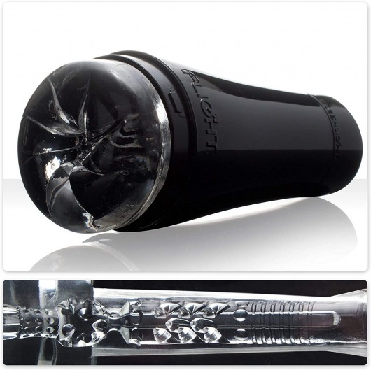Черный мастурбатор-анус Fleshlight - Flight Pilot - Fleshlight - в Ярославле купить с доставкой
