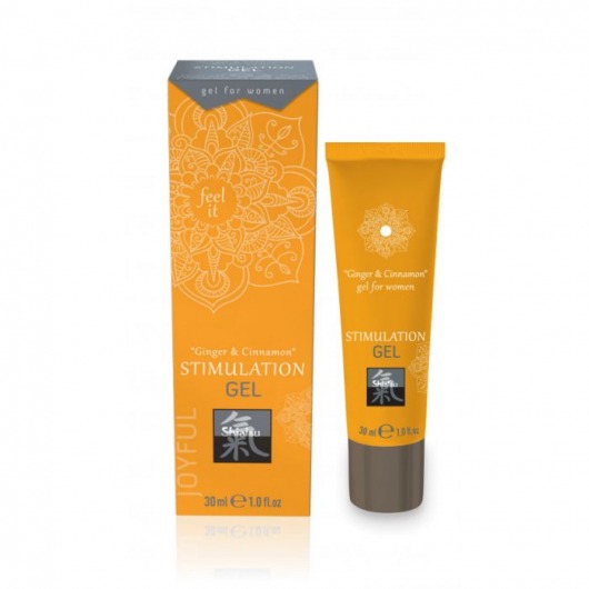 Возбуждающий интимный гель STIMULATION GEL Ginger   Cinnamon - 30 мл. - Shiatsu - купить с доставкой в Ярославле