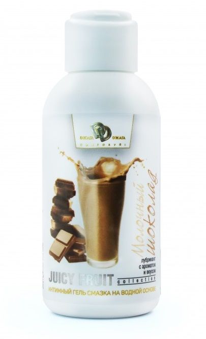 Интимный гель-смазка JUICY FRUIT с ароматом молочного шоколада - 100 мл. - БиоМед - купить с доставкой в Ярославле