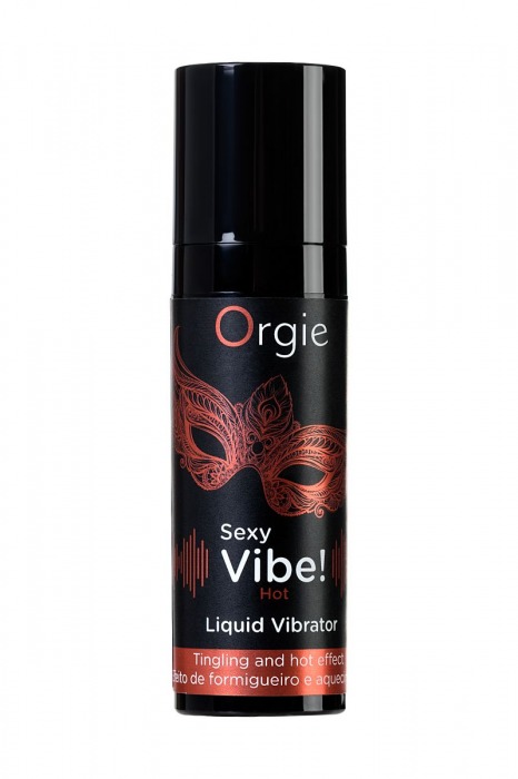 Разогревающий гель для массажа ORGIE Sexy Vibe Hot с эффектом вибрации - 15 мл. - ORGIE - купить с доставкой в Ярославле