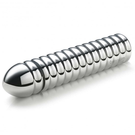 Рельефный фаллос для интенсивного электросекса Groovey George - 20 см. - MyStim - купить с доставкой в Ярославле