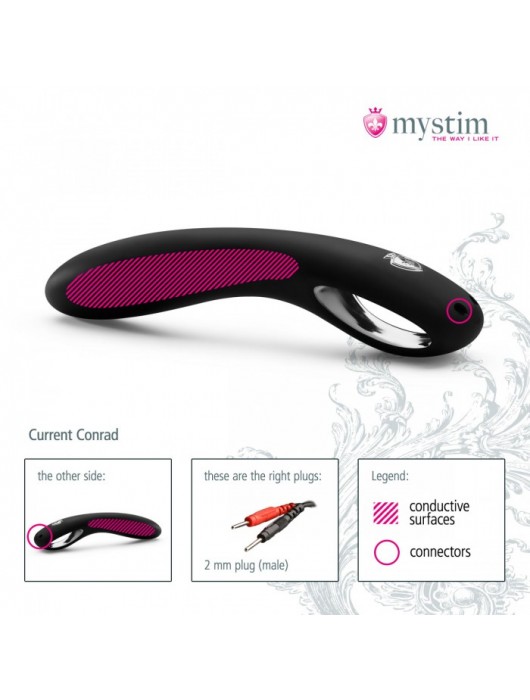 Фаллоимитатор для электростимулятора Current Conrad - 22 см. - MyStim - купить с доставкой в Ярославле