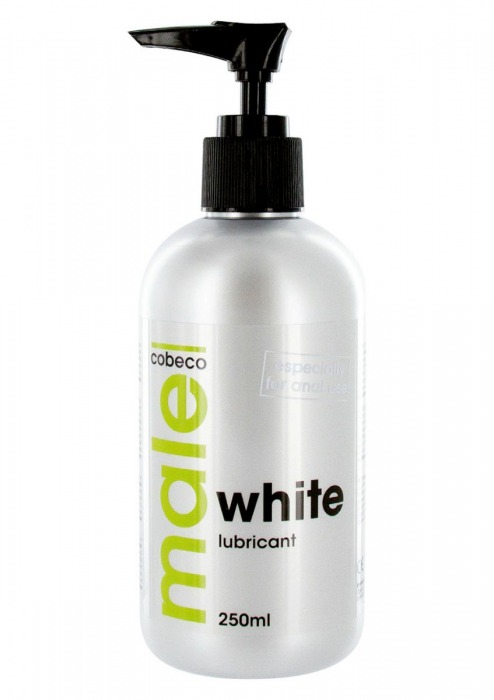 Анальная смазка на водной основе MALE Cobeco White Lubricant - 250 мл. - Cobeco - купить с доставкой в Ярославле
