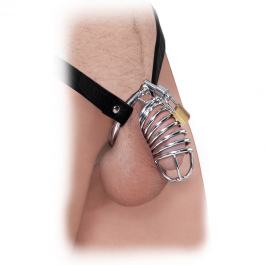 Кольцо верности Extreme Chastity Belt с фиксацией головки - Pipedream - купить с доставкой в Ярославле