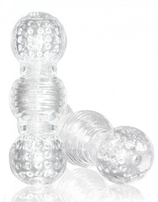 Прозрачный фигурный мастурбатор Master Stroker - Blush Novelties - в Ярославле купить с доставкой
