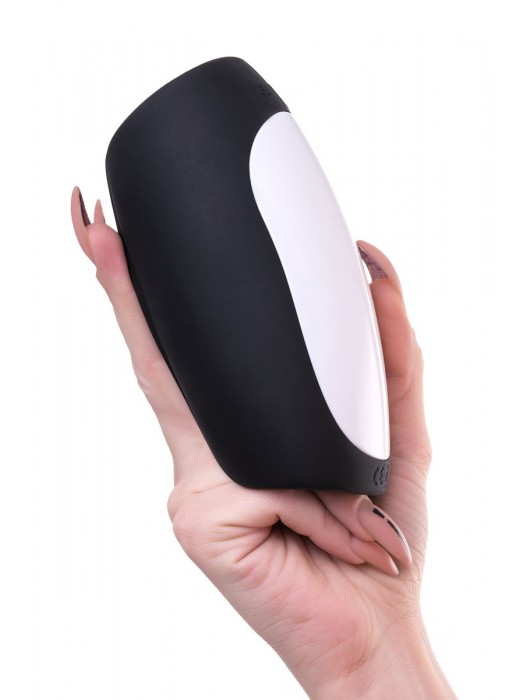 Черно-белый перезаряжаемый мастурбатор Erotist Hailstorm - Erotist Adult Toys - в Ярославле купить с доставкой