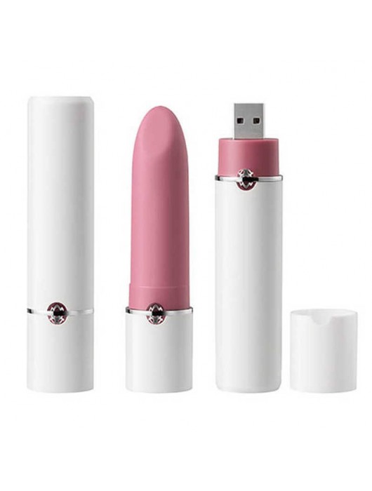 Розовый мини-вибратор MAGIC LOTOS - Magic Motion