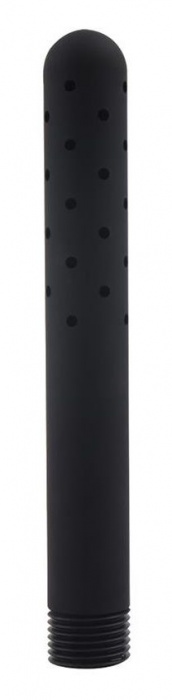 Черная насадка для анального душа ANAL DOUCHE - 15 см. - Dream Toys - купить с доставкой в Ярославле