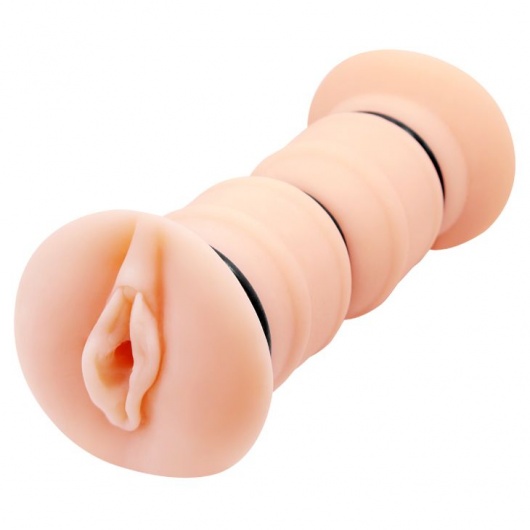 Телесный вибромастурбатор-вагина Michelle - Baile - в Ярославле купить с доставкой
