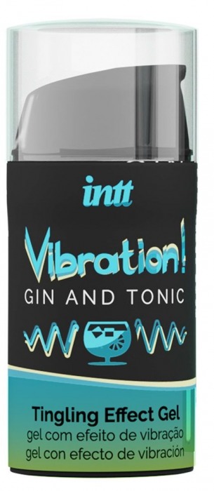 Жидкий интимный гель с эффектом вибрации Vibration! Gin   Tonic - 15 мл. - INTT - купить с доставкой в Ярославле