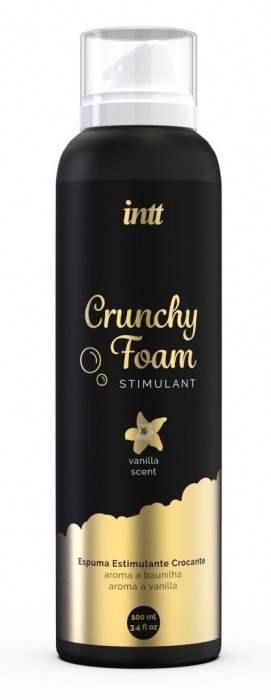 Пенка для массажа Crunchy Foam Stimulant Vanilla - 100 мл. - INTT - купить с доставкой в Ярославле