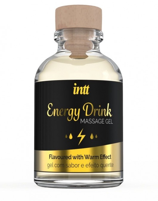 Массажный гель с согревающим эффектом Energy Drink - 30 мл. - INTT - купить с доставкой в Ярославле