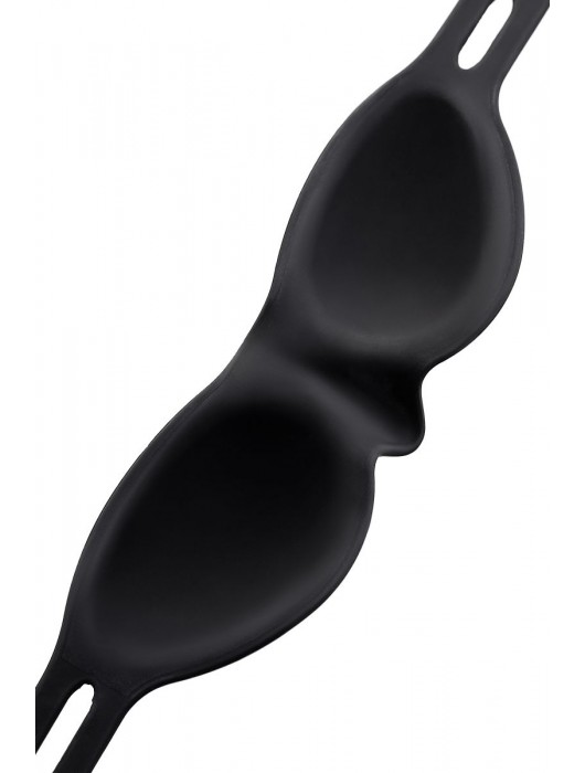 Черная плотная силиконовая маска - ToyFa - купить с доставкой в Ярославле