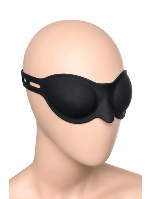 Черная плотная силиконовая маска - ToyFa - купить с доставкой в Ярославле