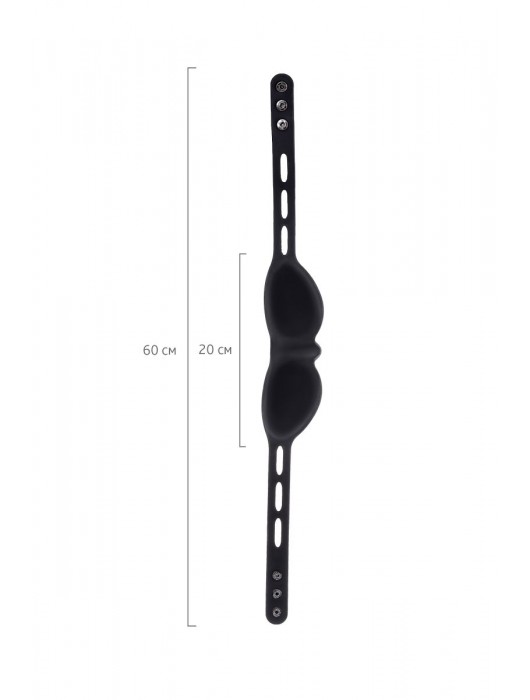 Черная плотная силиконовая маска - ToyFa - купить с доставкой в Ярославле